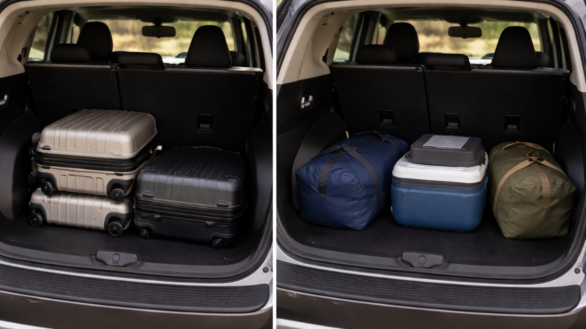 Soft Bags Beat Hard Luggage in Small SUVs on 2-Night Trips (2026)