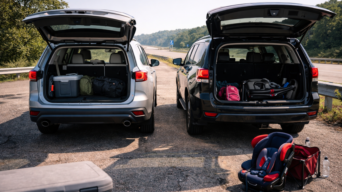 Grand Highlander vs Telluride: Which 3-Row SUV Fits a Weekend Without a Roof Box?