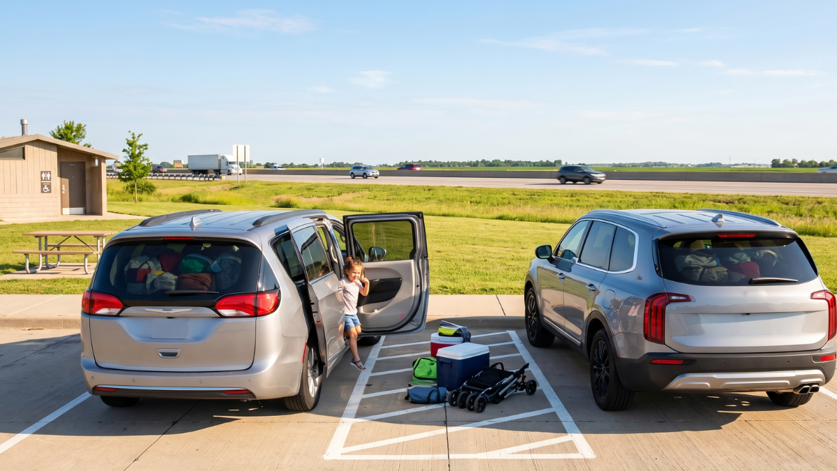 Midsize SUV or Minivan for 3 Kids and 1,000 Miles? Here's the 2026 Honest Answer