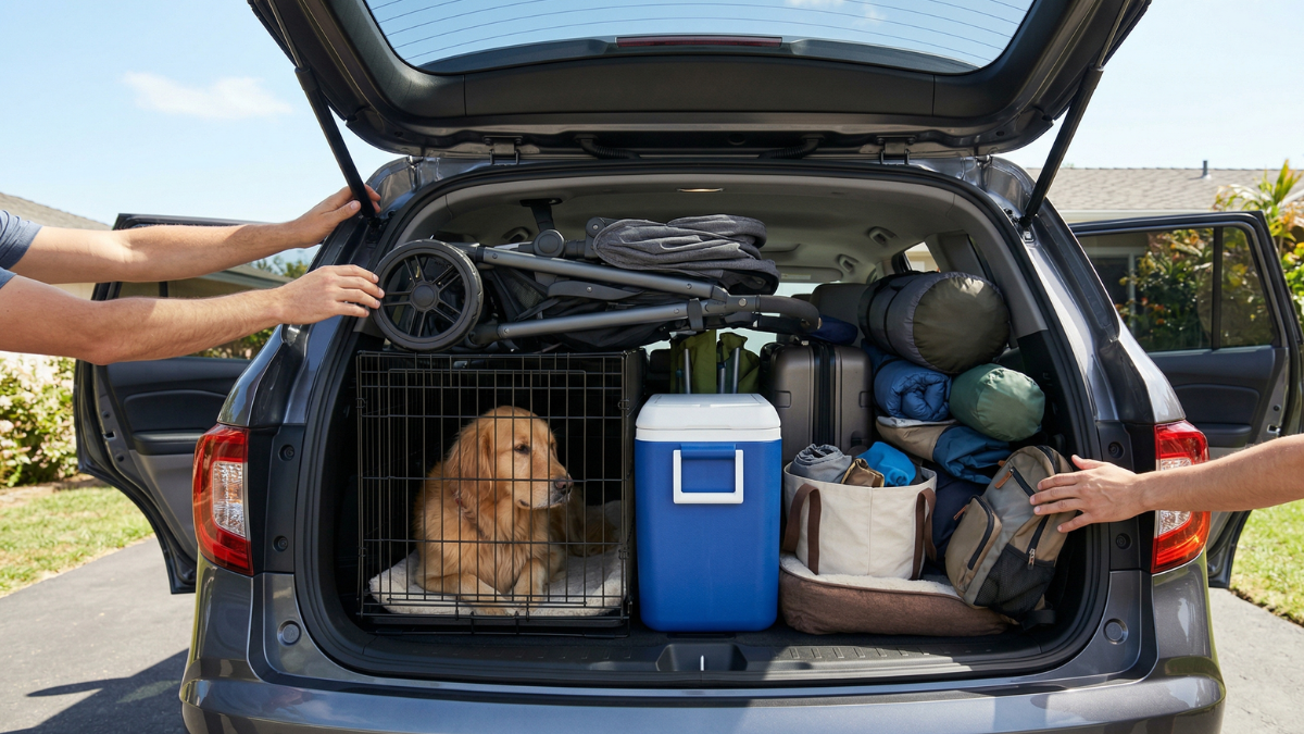 Best Family SUVs for Dog + Cooler + Stroller Packing Without Folding Seats in 2025–26