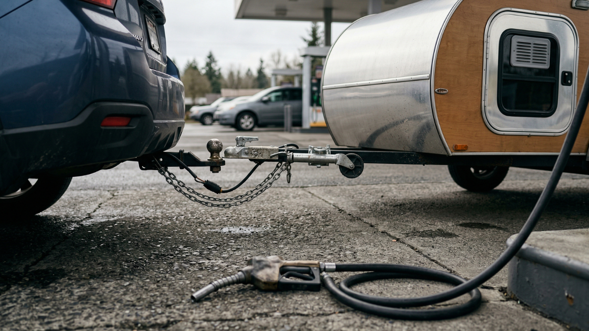 Your SUV Gets 30 MPG. Hook Up a Small Camper and Watch It Drop to 18