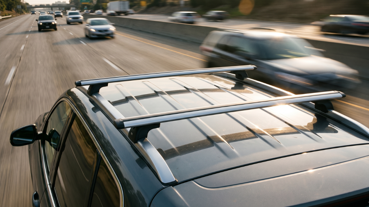 The Factory Roof Rack Penalty: How Empty Crossbars Create Highway Howl — and Burn Fuel