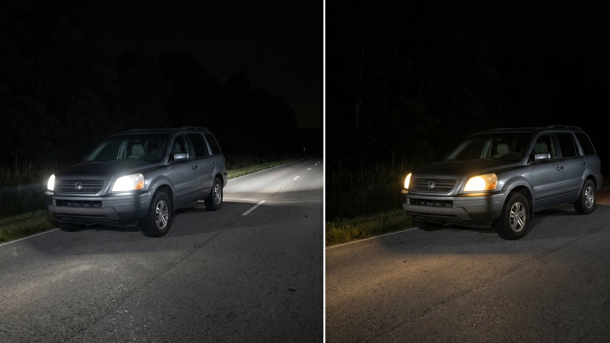 The 5-Year Headlight Fade: Why Your Used SUV Feels Exhausting to Drive After Dark